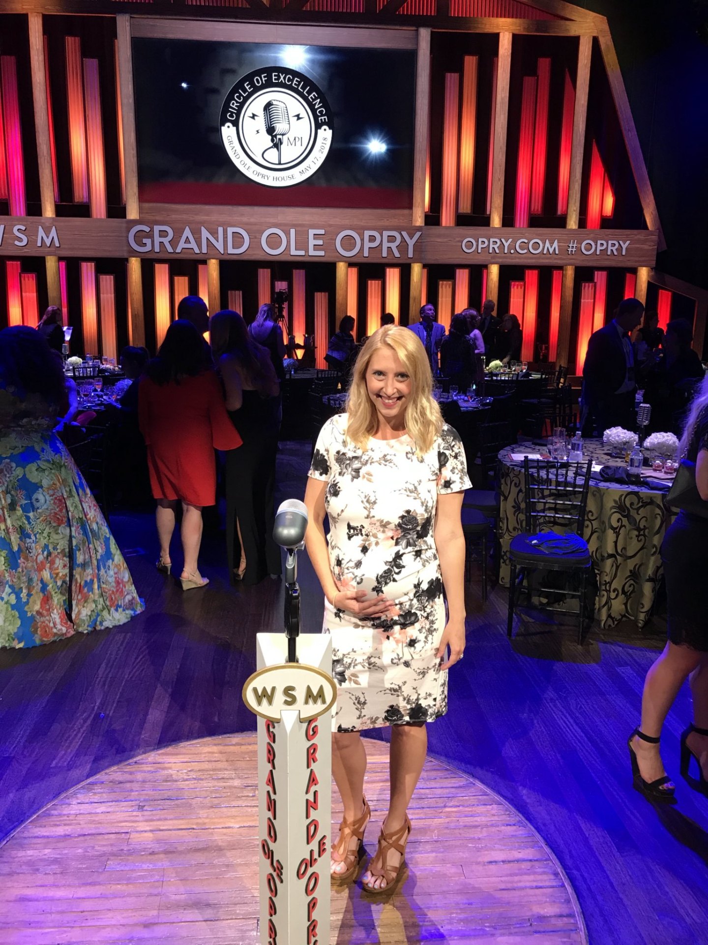 Jenna Nelson at the Grand Ole Opry, MPI Circle of Excellence event